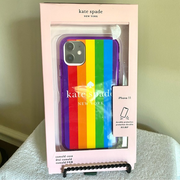 kate spade IPhone 11 NEW rainbow phone case - Picture 1 of 5